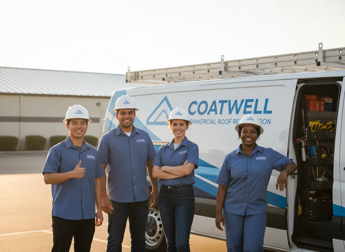 Commercial roof coating company in Tell, TX